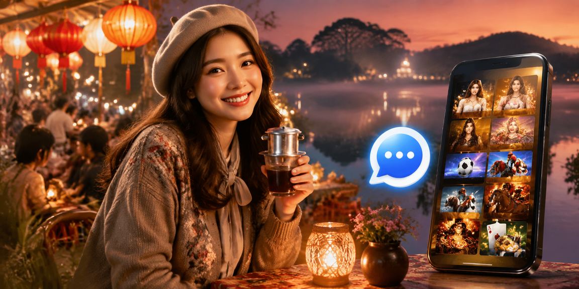 Người dùng tại Đà Lạt theo dõi kết quả thể thao và đặt cược live trên điện thoại