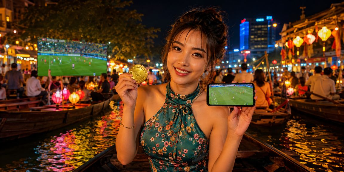 Giao diện casino trên di động tại chợ đêm Huế